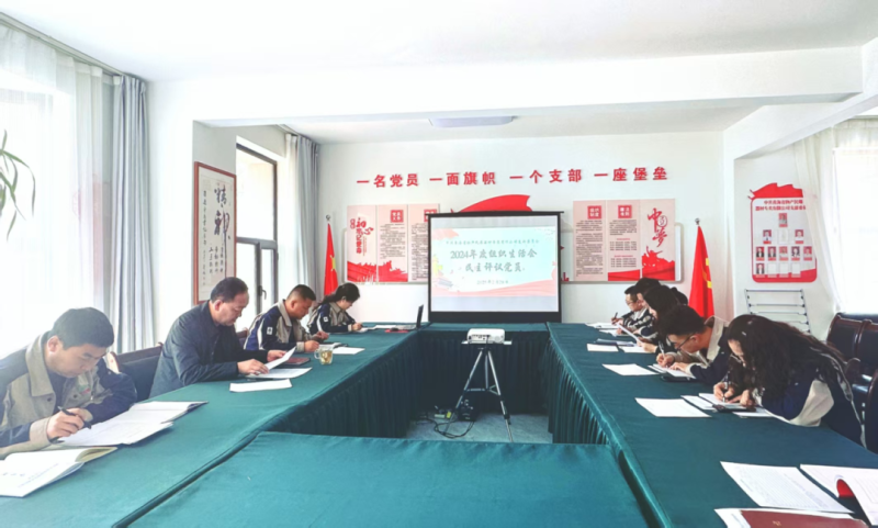 民爆公司黨支部召開組織生活會(huì)